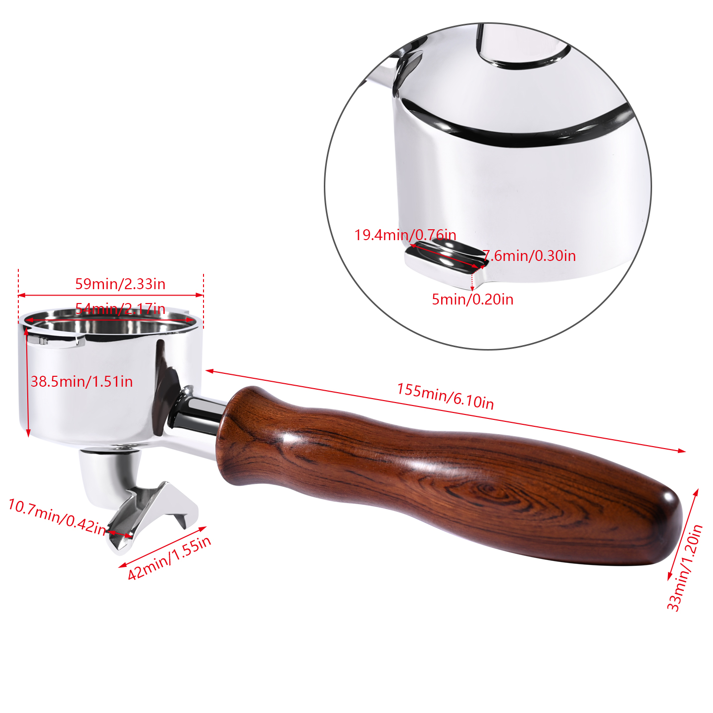 51MM Double Spout Portafilter  - Delonghi Espresso Ecp3420 recension och pris