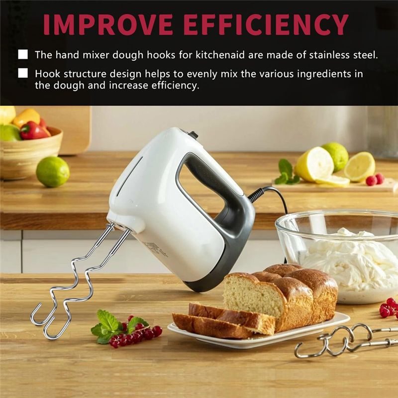A23E-Dough Hook For Hand Mixer - Kitchenaid Mixer Hand Mixer recension och pris