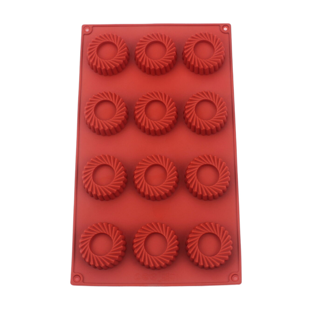 12 Holes Circular Vortex Shape - Donut Mold Silicone recension och pris