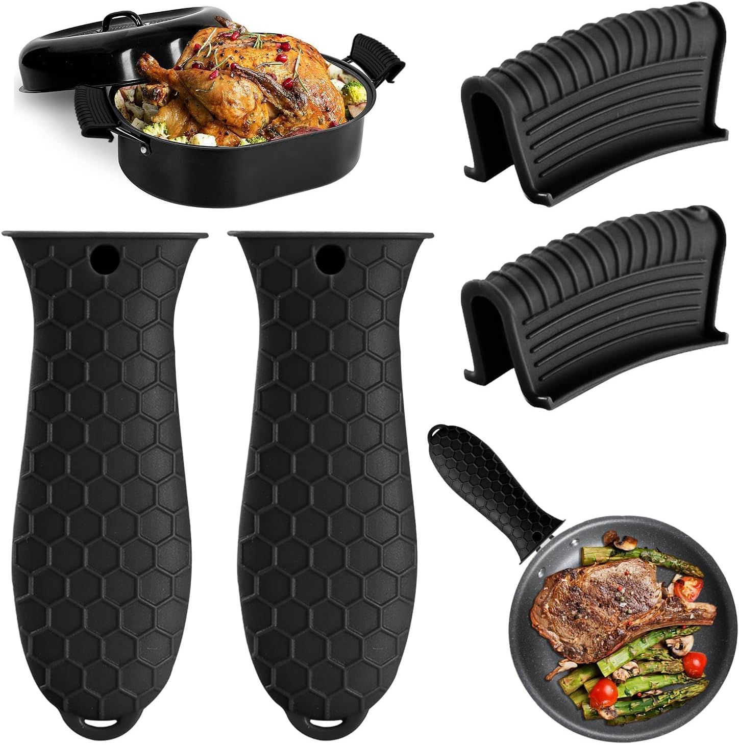 Silicone Heat-Resistant Handle - Cast Iron Corn recension och pris