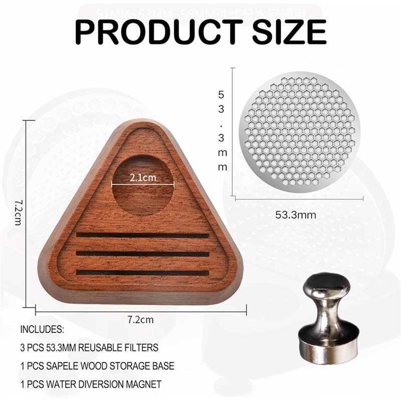 CYCLI-53.5Mm Espresso Puck Scr - Breville Espresso Barista Express recension och pris
