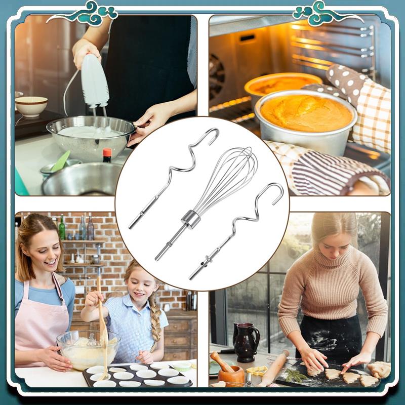 3Pcs For Kitchenaid Whisk Atta - Kitchenaid Mixer Hand Mixer recension och pris