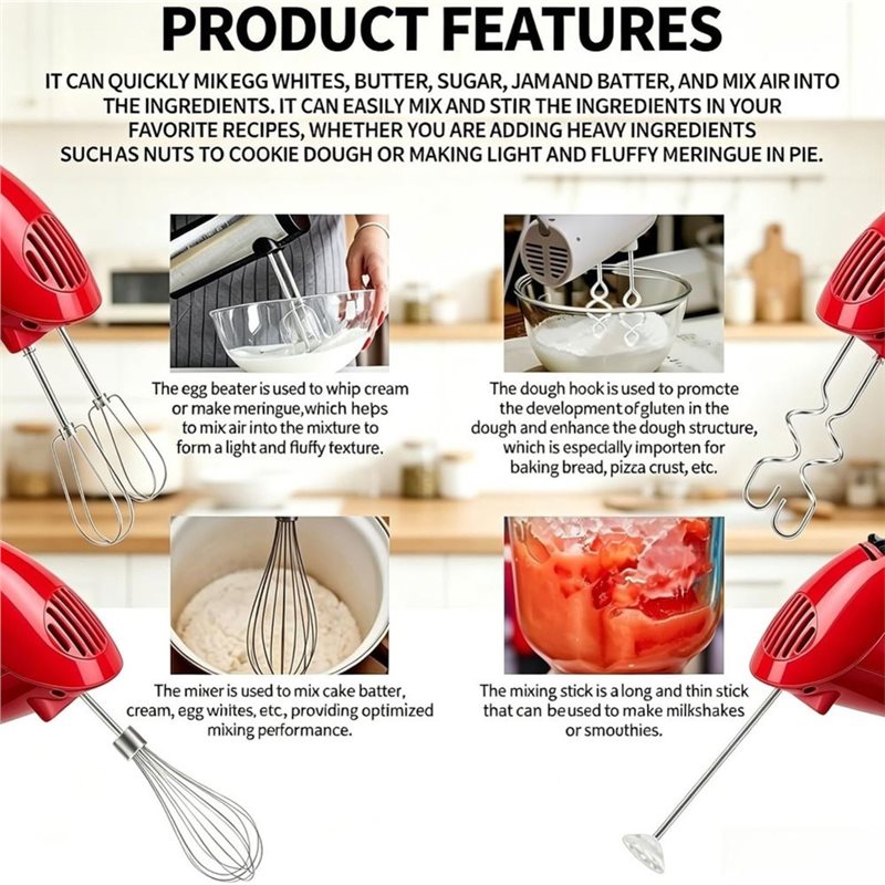 AT28-Hand Mixer Attachments Fo - Kitchenaid Mixer Hand Mixer recension och pris