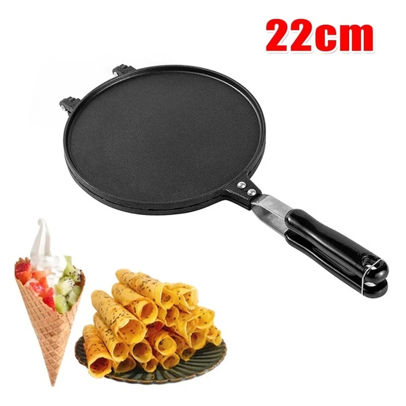 22cm Non-Stick Egg Roll Waffle - Waffle Cone Maker recension och pris