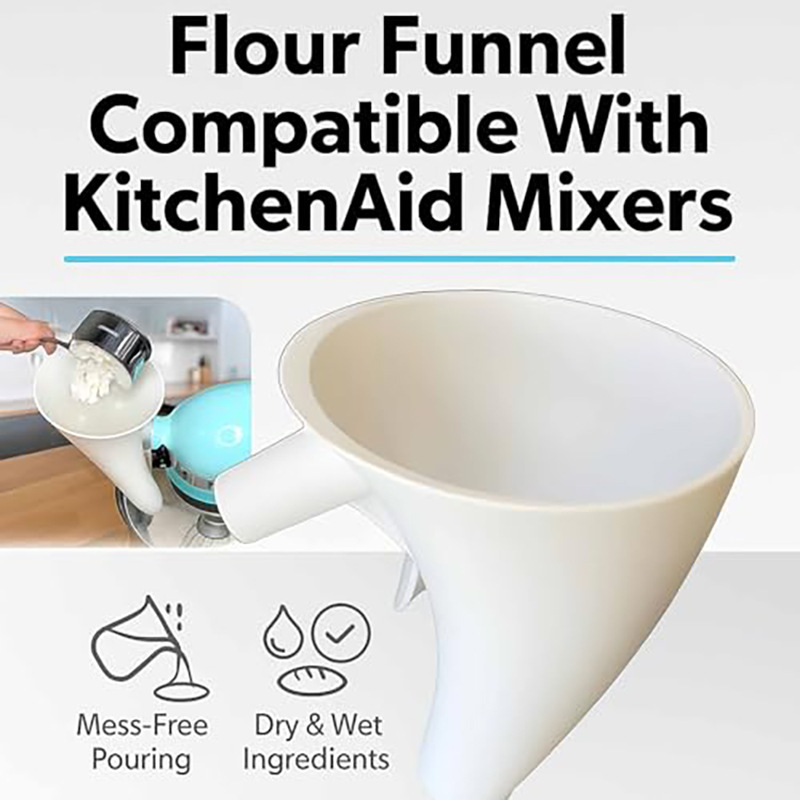 1 Pcs Random Color Flour Funne - Kitchenaid Mixer Artisan 5Qt recension och pris