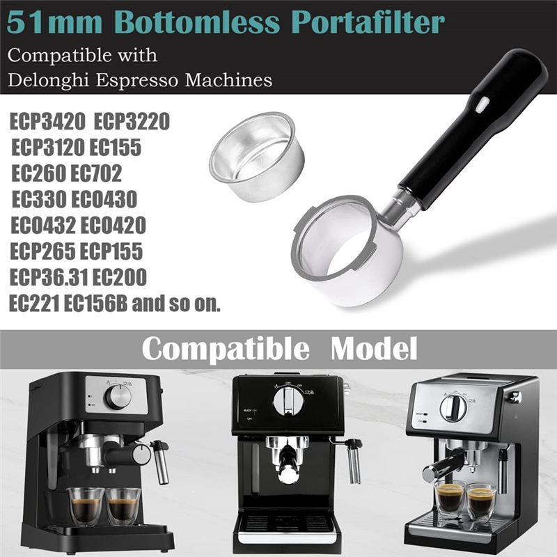 ABYN-51Mm Bottomless Portafilt - Delonghi Espresso Ecp3420 recension och pris
