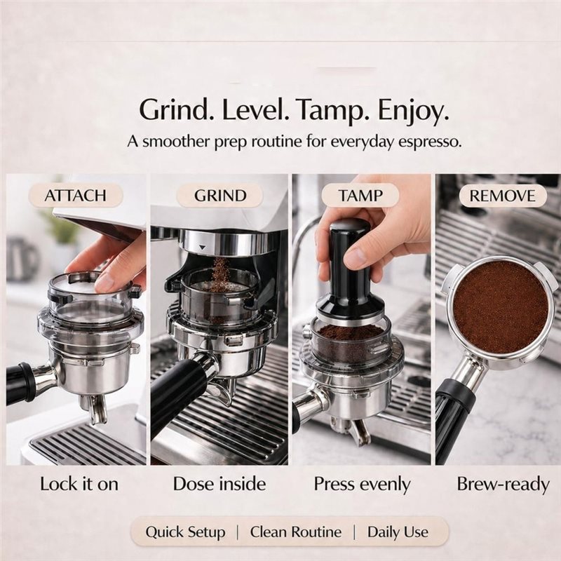 B51CNEW! Twist-Lock Portafilte - Breville Espresso Barista Touch recension och pris