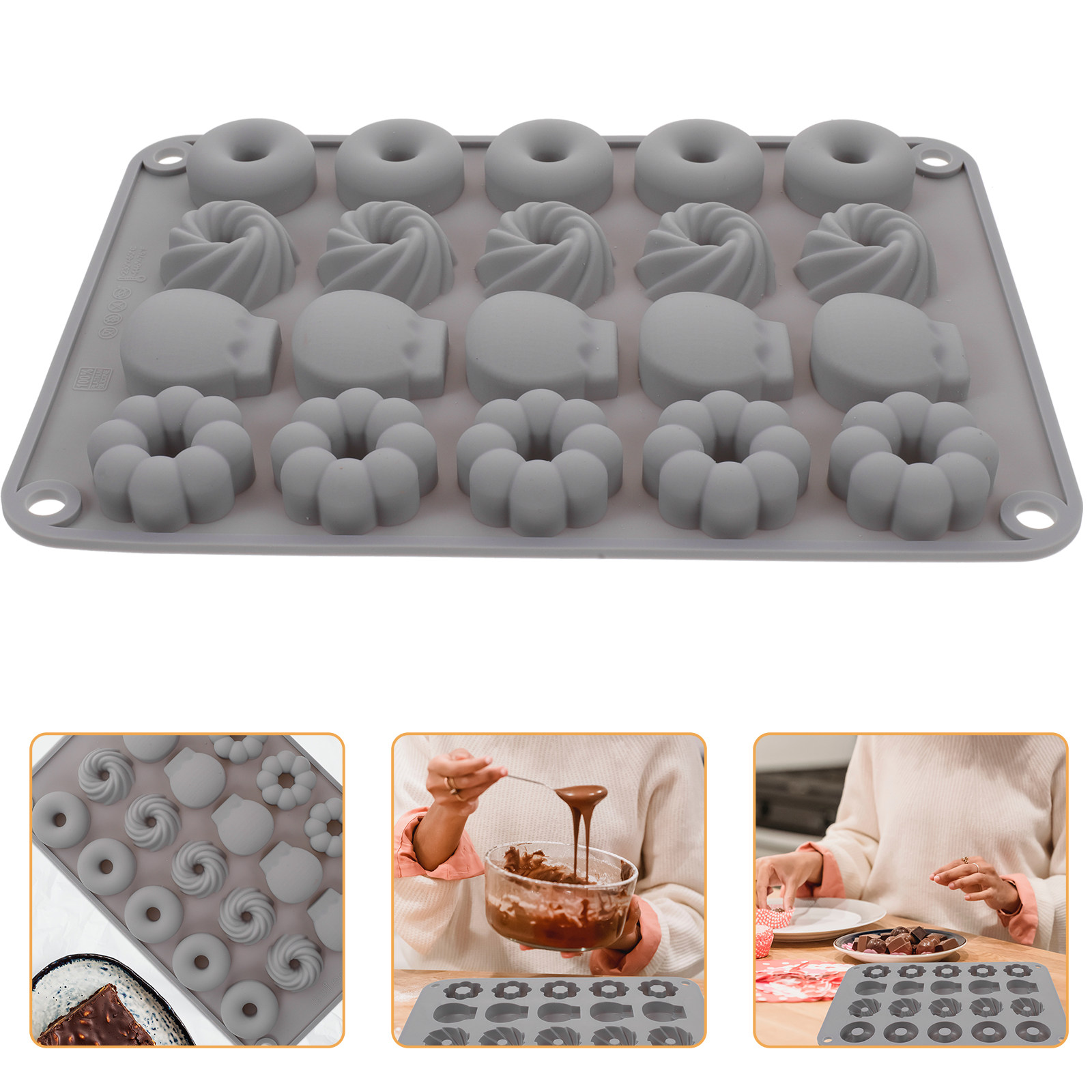 Chocolate Donut Mold Silicone  - Donut Mold Silicone recension och pris