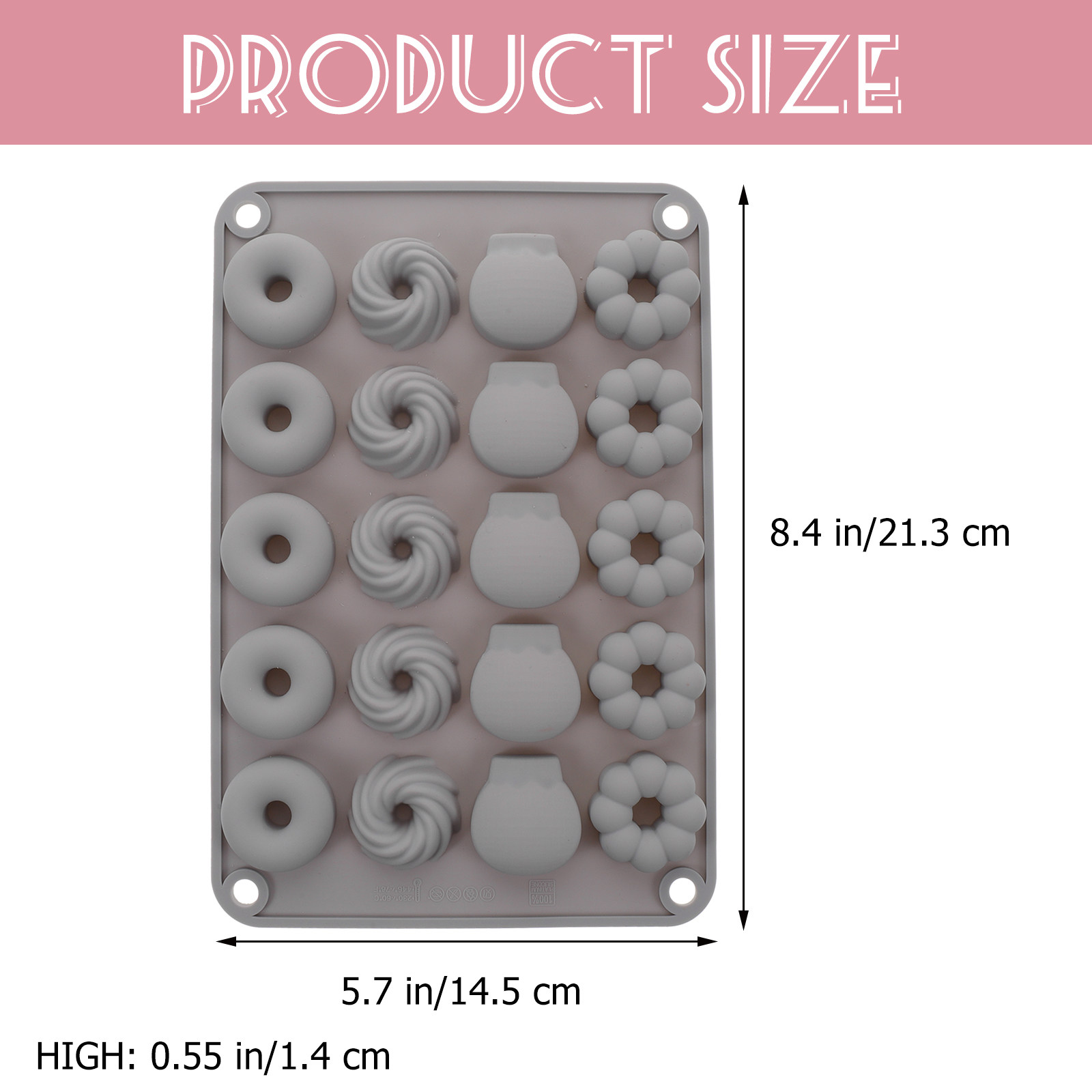 Chocolate Donut Mold Silicone  - Donut Mold Silicone recension och pris