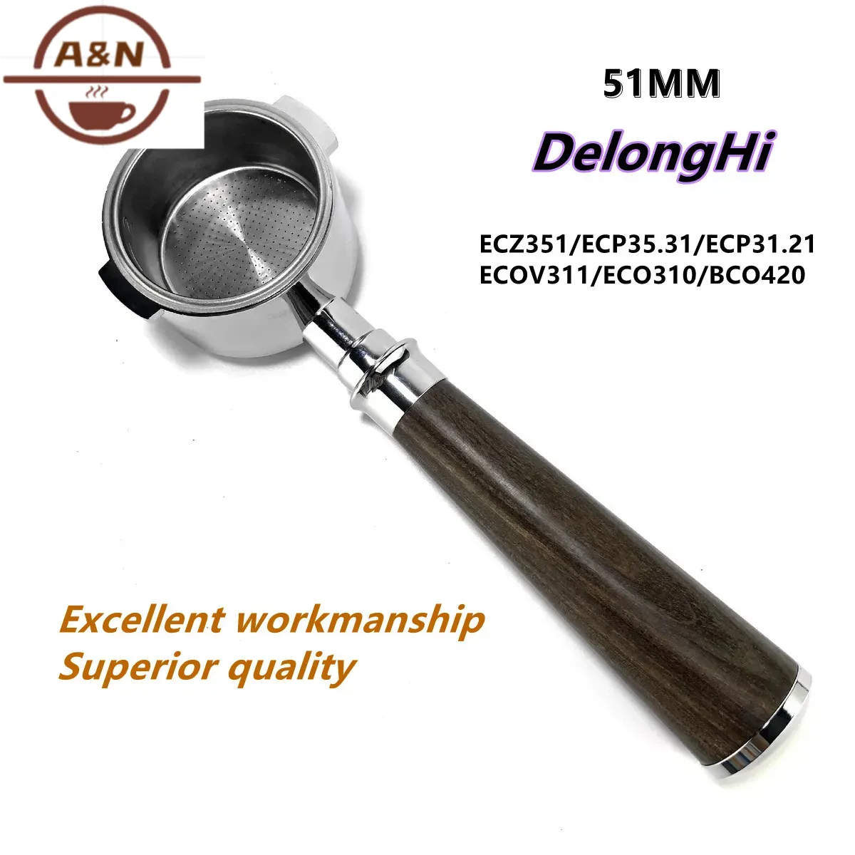 51mm 304 Stainless Steel Botto - Delonghi Espresso Ecp3420 recension och pris